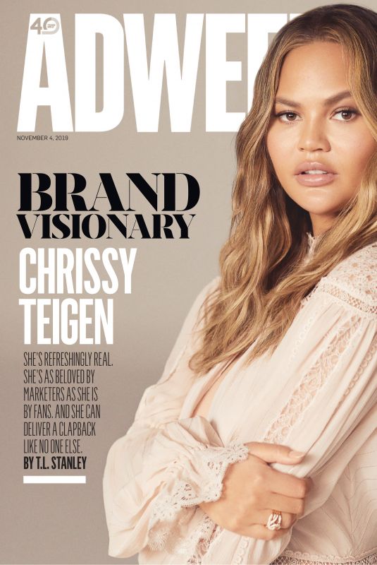 CHRISSY TEIGEN in Adweek Magazine, November 2019