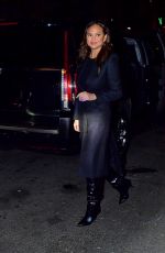 CHRISSY TEIGEN Night Out in New York 11/21/2019