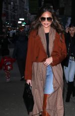 CHRISSY TEIGEN Out in New York 11/21/2019