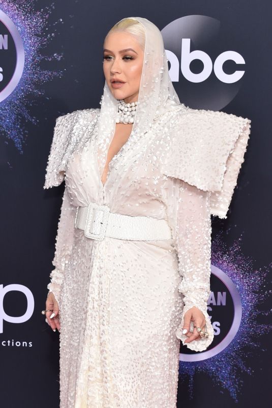 CHRISTINA AGUILERA at 2019 America Music Awards in Los Angeles 11/24/2019