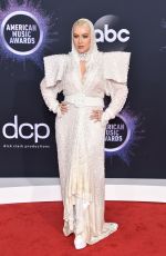 CHRISTINA AGUILERA at 2019 America Music Awards in Los Angeles 11/24/2019
