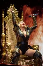 CHRISTINA AGUILERA Performs at The X Tour in London 11/10/2019