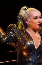 CHRISTINA AGUILERA Performs at The X Tour in London 11/10/2019
