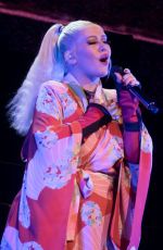 CHRISTINA AGUILERA Performs at The X Tour in London 11/10/2019