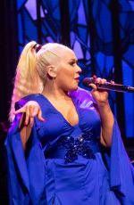 CHRISTINA AGUILERA Performs at The X Tour in London 11/10/2019