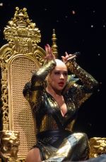 CHRISTINA AGUILERA Performs at The X Tour in London 11/10/2019