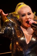 CHRISTINA AGUILERA Performs at The X Tour in London 11/10/2019