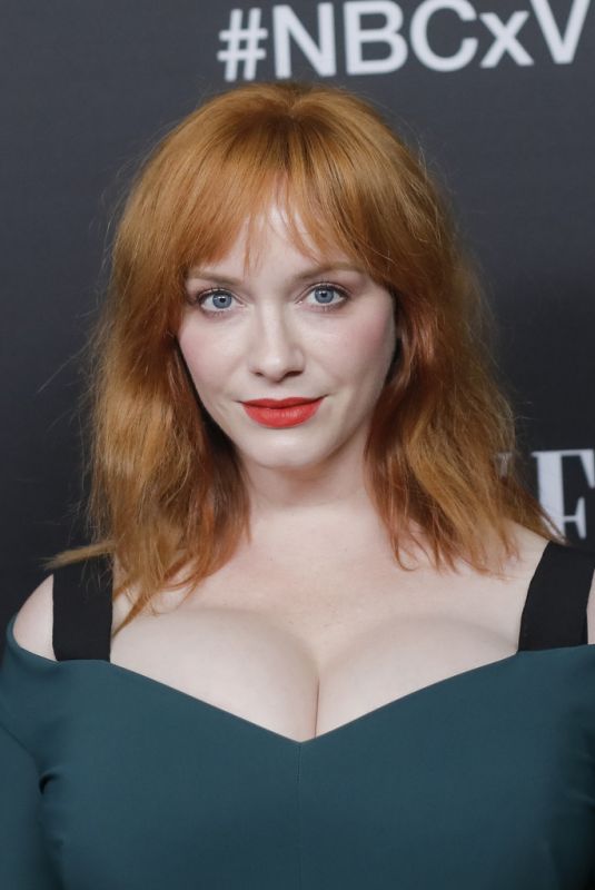 CHRISTINA HENDRICKS at NBC and Vanity Fair