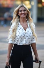 CHRISTINE MCGUINNESS Arrives at ITV Studio in Media City 11/04/2019
