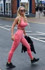 CHRISTINE MCGUINNESS in Tights Out and About in Cheshire 11/22/2019