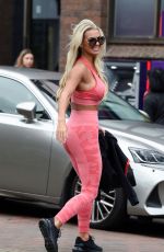 CHRISTINE MCGUINNESS in Tights Out and About in Cheshire 11/22/2019