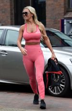 CHRISTINE MCGUINNESS in Tights Out and About in Cheshire 11/22/2019