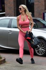 CHRISTINE MCGUINNESS in Tights Out and About in Cheshire 11/22/2019