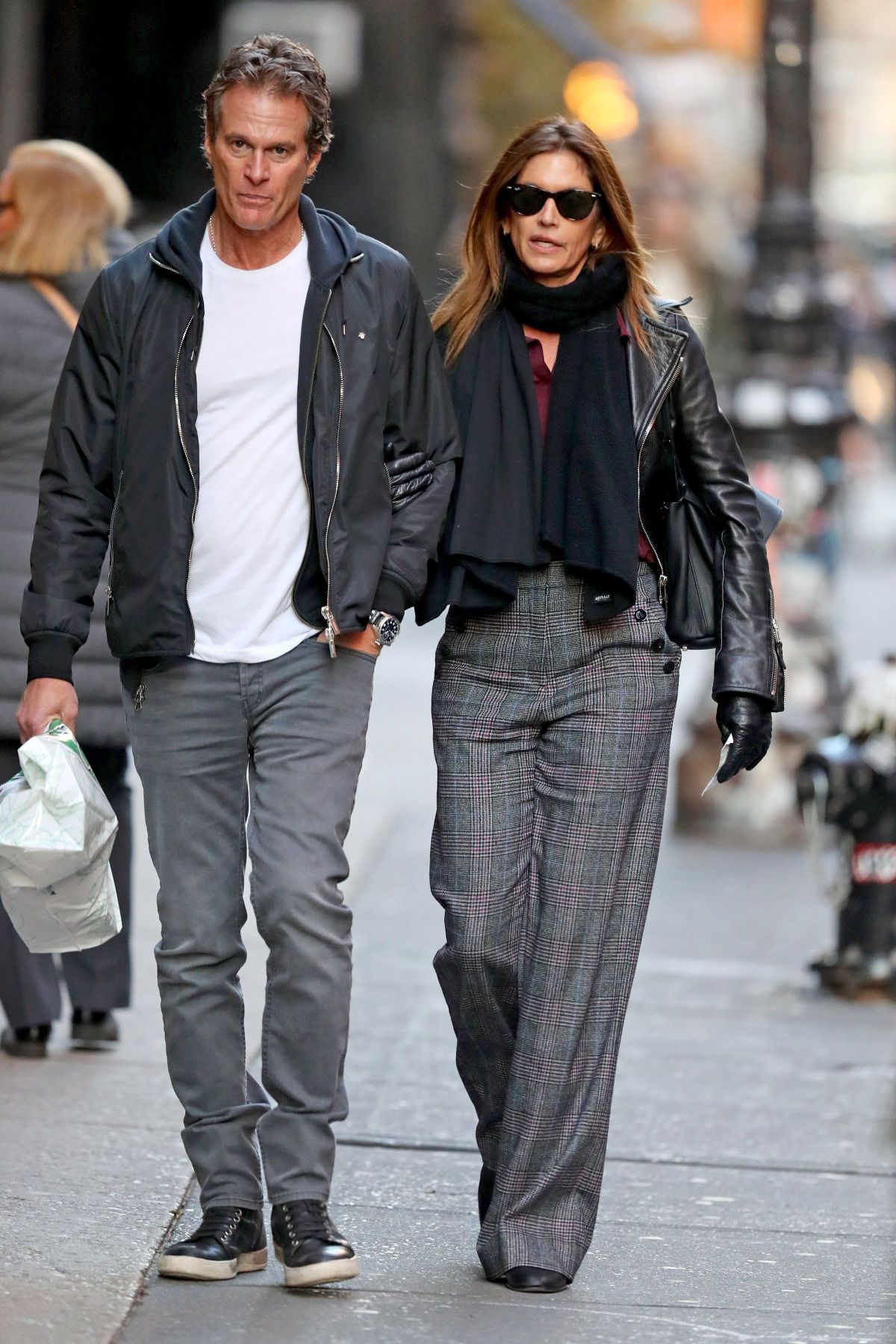 CINDY CRAWFORD and Rande Gerber Out in New York 11/26/2019 – HawtCelebs