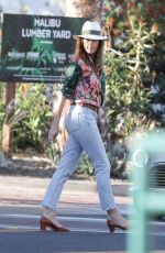 CINDY CRAWFORD in Skinny Denim Out in Malibu 11/17/2019