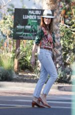 CINDY CRAWFORD in Skinny Denim Out in Malibu 11/17/2019