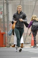 CLAIRE DANES Out Jogging in New York 11/05/2019