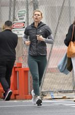 CLAIRE DANES Out Jogging in New York 11/05/2019