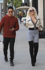 COURTNEY STODDEN Out and About in Beverly Hills 11/21/2019