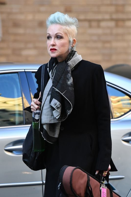 CYNDI LAUPER Out and About in New York 11/02/2019