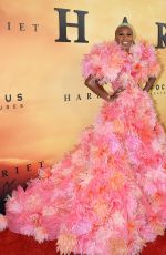 CYNTHIA ERIVO at Harriet Premiere in Los Angeles 10/29/2019