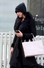 DAISY LOWE Leaves Nuyu Beauty Salon in Primrose Hill 11/19/2019