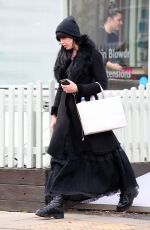 DAISY LOWE Leaves Nuyu Beauty Salon in Primrose Hill 11/19/2019