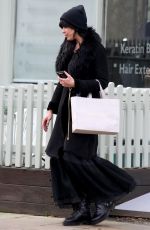 DAISY LOWE Leaves Nuyu Beauty Salon in Primrose Hill 11/19/2019