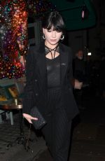 DAISY LOWE Leaves Sexy Fish Restaurant in London 11/28/2019