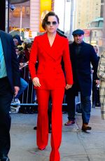 DAISY RIDLEY Arrives at Good Morning America in New York 11/26/2019