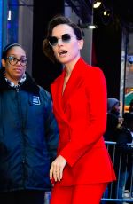 DAISY RIDLEY Arrives at Good Morning America in New York 11/26/2019