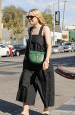 DAKOTA FANNING Out and About in Los Angeles 11/02/2019