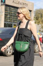DAKOTA FANNING Out and About in Los Angeles 11/02/2019
