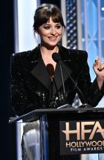 DAKOTA JOHNSON at Hollywood Film Awards in Beverly Hills 11/03/2019