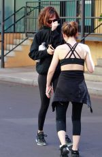 DAKOTA JOHNSON Leaves a Gym in Studio City 11/22/2019