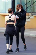 DAKOTA JOHNSON Leaves a Gym in Studio City 11/22/2019