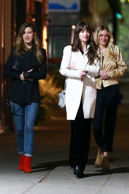 DAKOTA JOHNSON Night Out in Los Feliz 11/23/2019