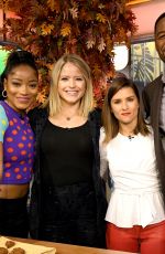 DANICA PATRICK at GMA3: Strahan, Sara & Keke 11/04/2019
