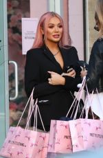 DEMI, CHLOE and FRANKIE SIMS Leaves PrettyLittleThings Shop in Los Angeles 11/13/2019