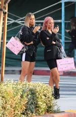 DEMI, CHLOE and FRANKIE SIMS Leaves PrettyLittleThings Shop in Los Angeles 11/13/2019