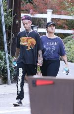 DEMI LOVATO and Austin Wilson Out Hikinig in Studio City 11/16/2019