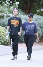 DEMI LOVATO and Austin Wilson Out Hikinig in Studio City 11/16/2019