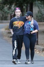 DEMI LOVATO and Austin Wilson Out Hikinig in Studio City 11/16/2019