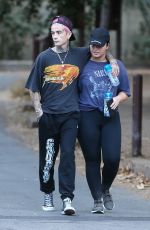 DEMI LOVATO and Austin Wilson Out Hikinig in Studio City 11/16/2019