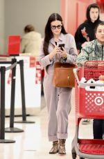 DEMI MOORE Shopping at Target in Los Angeles 11/27/2019