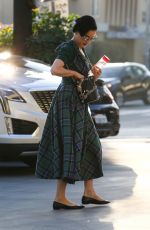 DITA VON TEESE at a Nail Salon in Los Feliz 11/13/2019