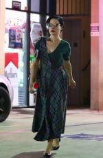 DITA VON TEESE at a Nail Salon in Los Feliz 11/13/2019