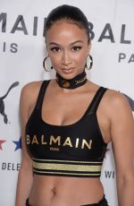 DRAYA MICHELE at Puma x Balmain Launch Event in Los Angeles 11/21/2019