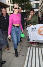 DUA LIPA Arrives at BBC Radio 2 Studios in London 11/06/2019