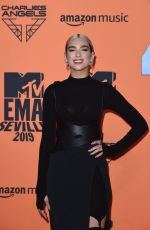 DUA LIPA at MTV Europe Music Awards in Seville 11/03/2019